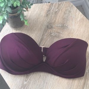 Victoria Secret Purple Padded Swim Top